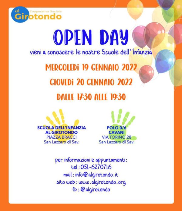 open-day-infanzia-2022-flyer
